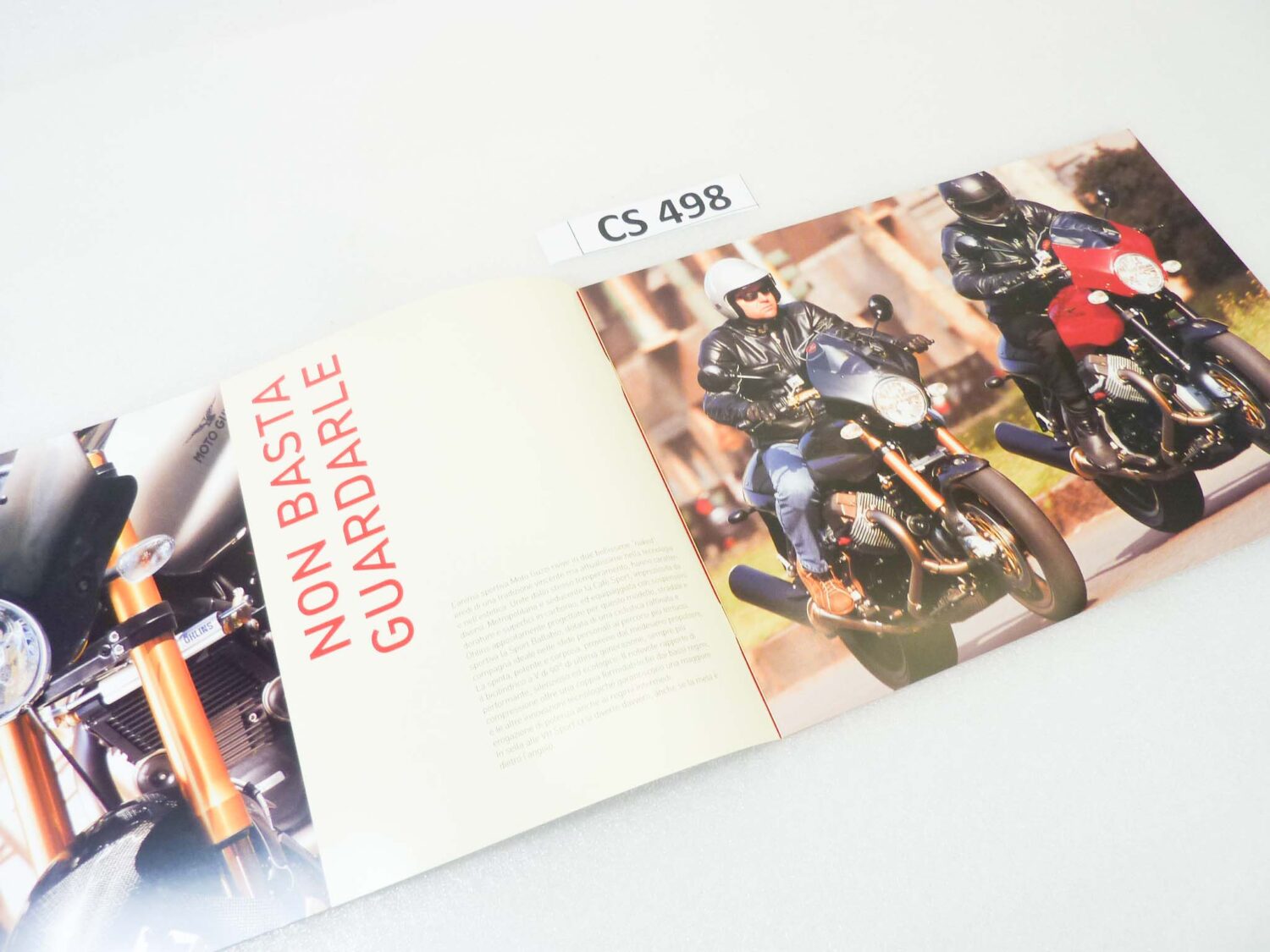 Depliant Brochure Guzzi V11 Sport Ballabio Cafe' Sport dim 30 x 21 cm materiale commerciale NUOVO fondo di magazzino - immagine 4