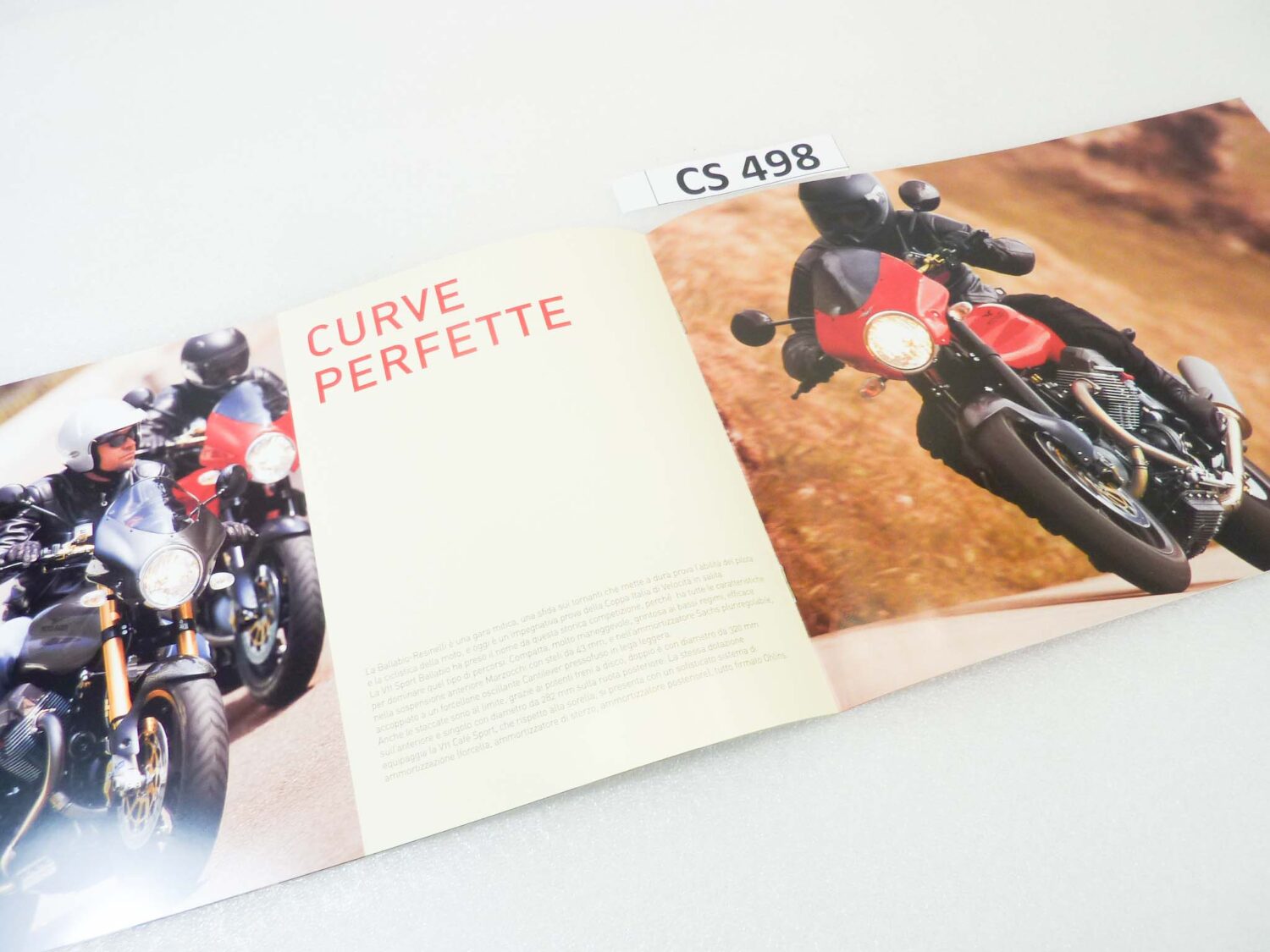Depliant Brochure Guzzi V11 Sport Ballabio Cafe' Sport dim 30 x 21 cm materiale commerciale NUOVO fondo di magazzino - immagine 5