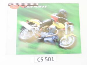 Depliant Brochure Guzzi V11 Sport dim 30 x 21 cm materiale commerciale NUOVO fondo di magazzino