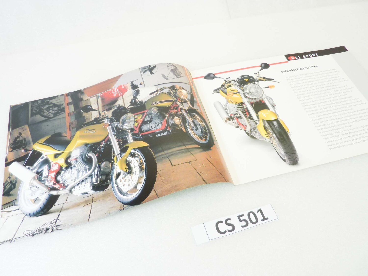 Depliant Brochure Guzzi V11 Sport dim 30 x 21 cm materiale commerciale NUOVO fondo di magazzino - immagine 4