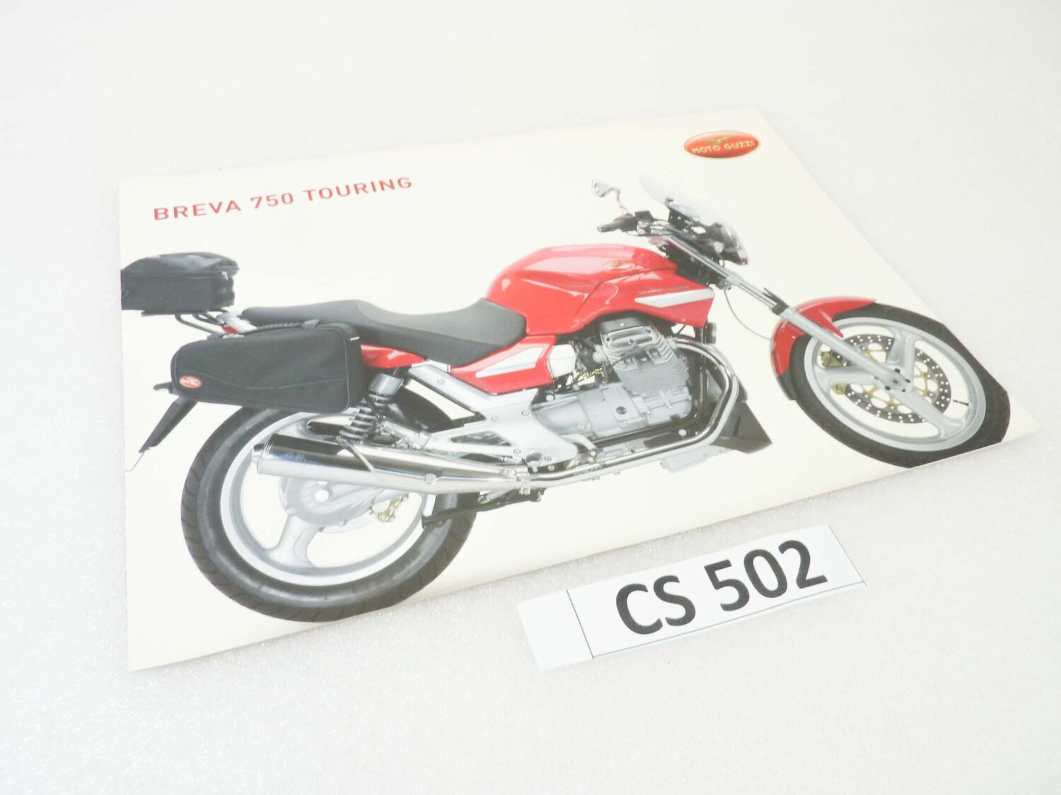 Depliant Brochure Guzzi Breva 750 Touring dim 30 x 21 cm materiale commerciale NUOVO fondo di magazzino - immagine 2