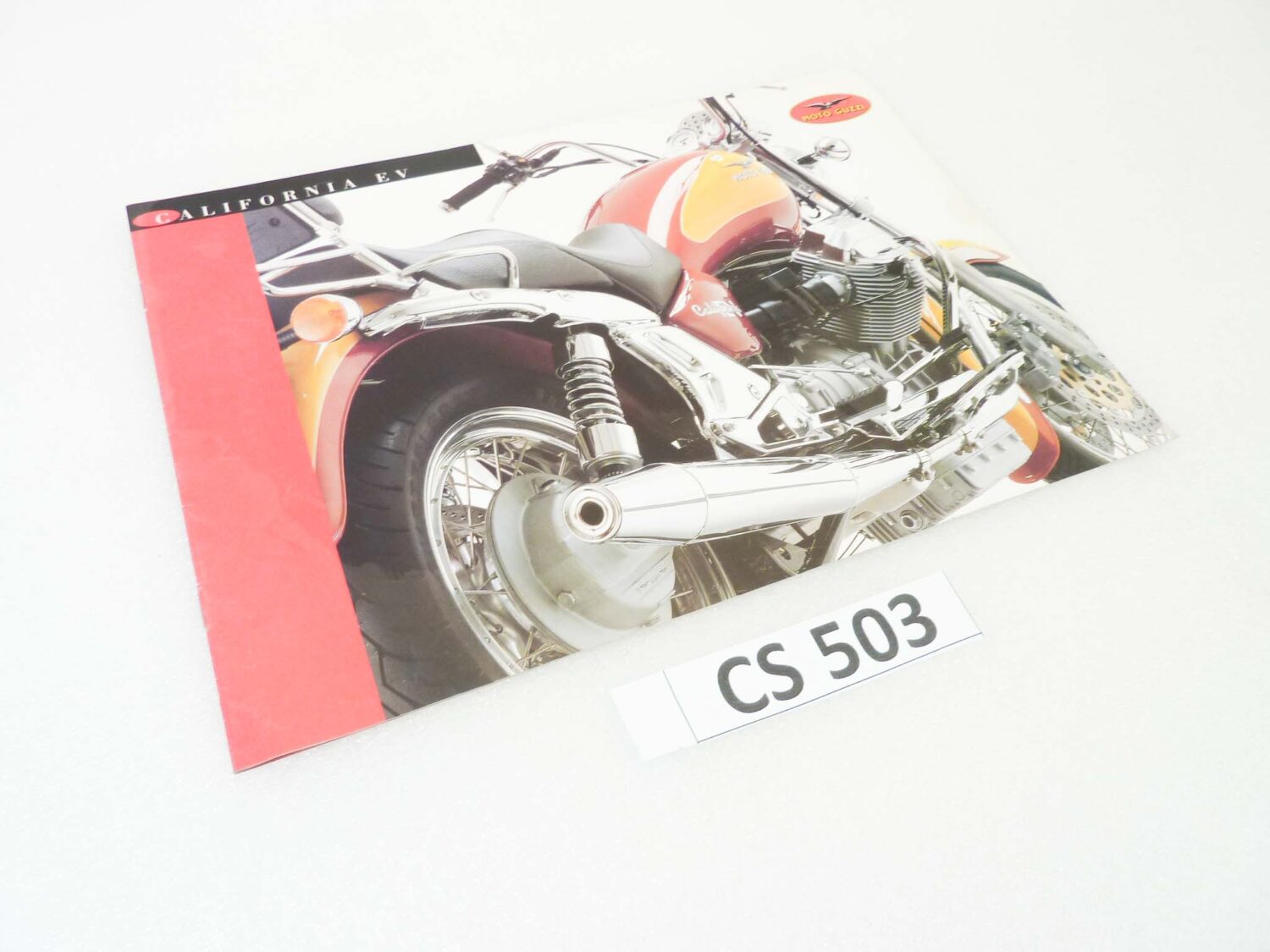 Depliant Brochure Guzzi California EV dim 30 x 21 cm materiale commerciale NUOVO fondo di magazzino - immagine 2