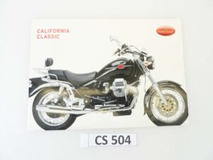 Depliant Brochure Guzzi California Classic dim 30 x 21 cm materiale commerciale NUOVO fondo di magazzino