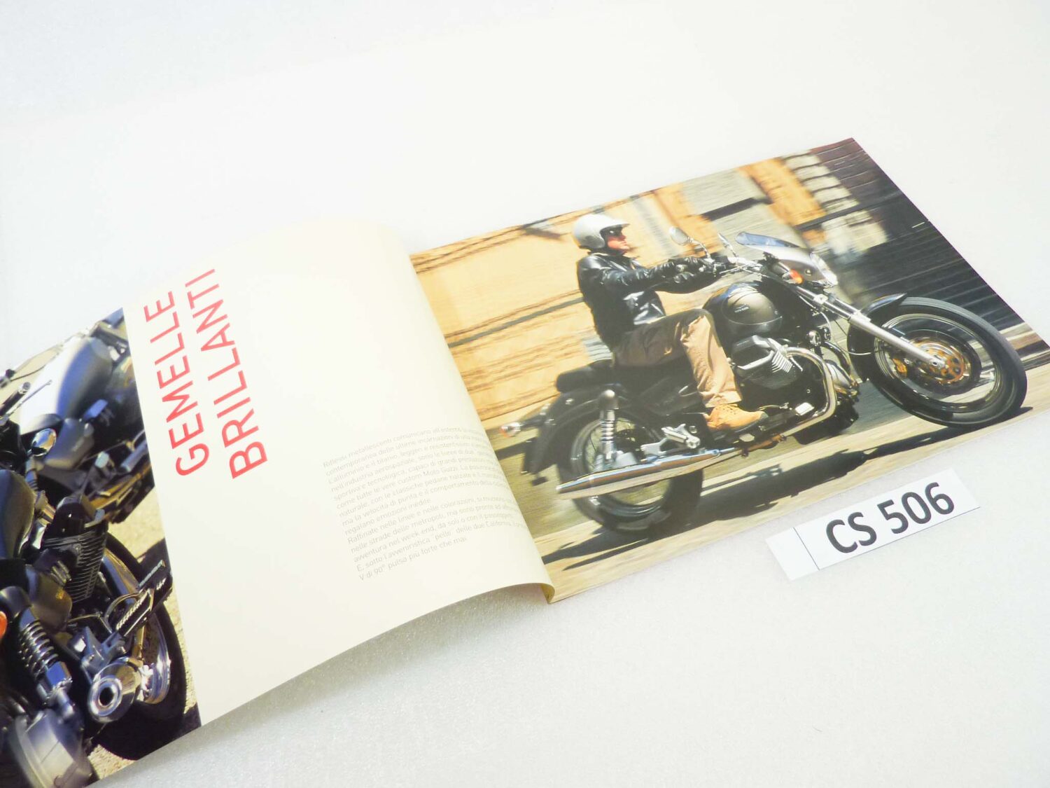 Depliant Brochure Guzzi California Titanium Alluminium dim 30 x 21 cm materiale commerciale NUOVO fondo di magazzino - immagine 3