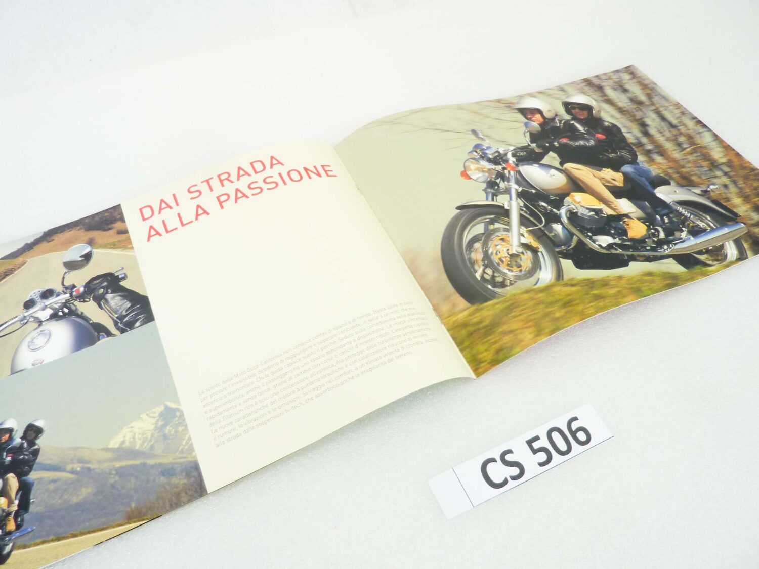 Depliant Brochure Guzzi California Titanium Alluminium dim 30 x 21 cm materiale commerciale NUOVO fondo di magazzino - immagine 5