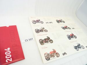 Depliant Brochure Guzzi Modelli 2004 poster materiale commerciale NUOVO fondo di magazzino