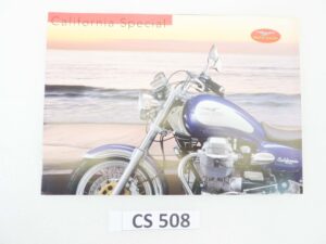 Depliant Brochure Guzzi California Special dim 30 x 21 cm materiale commerciale NUOVO fondo di magazzino