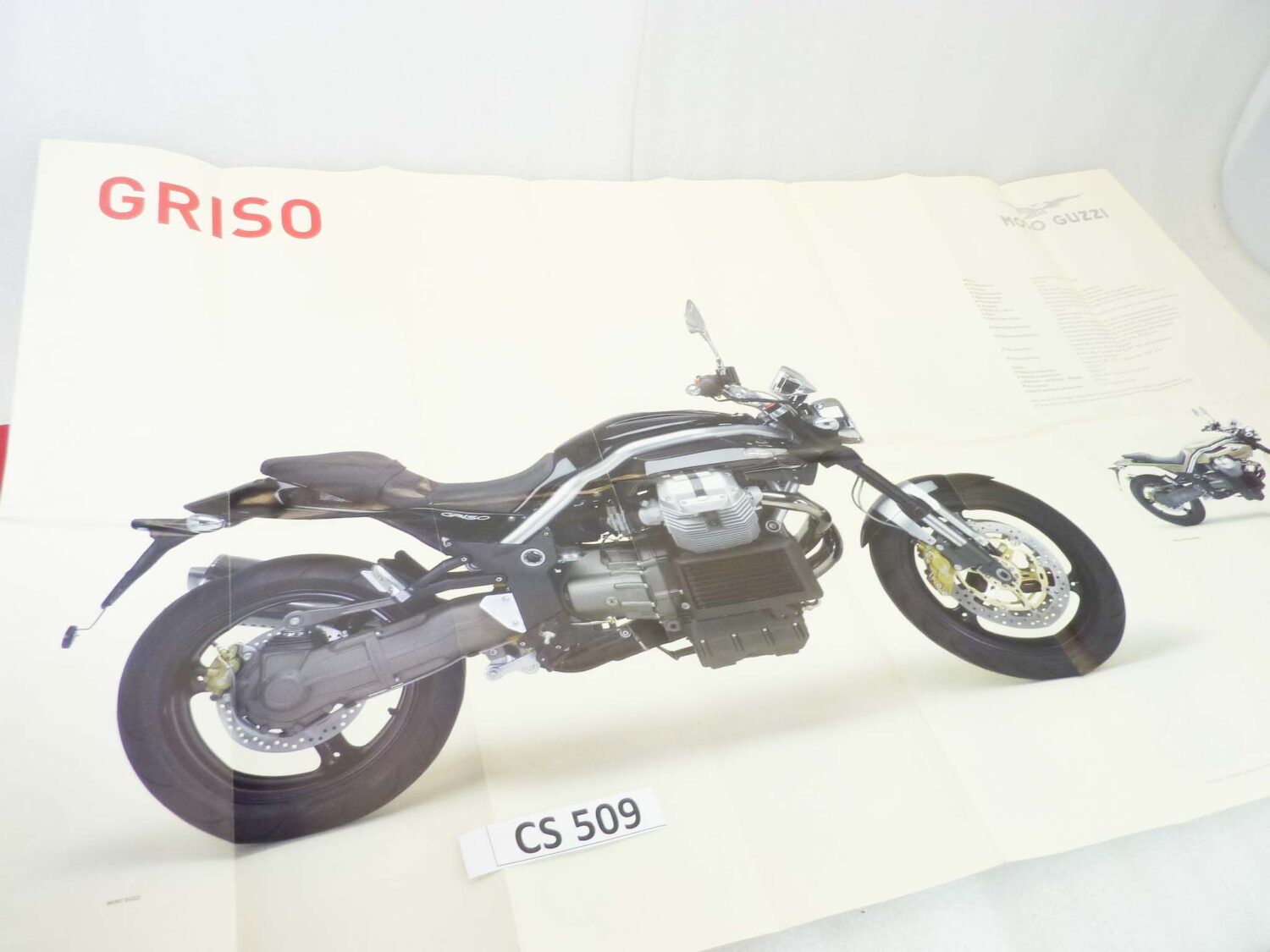 Depliant Brochure Guzzi Modelli 2005 poster materiale commerciale NUOVO fondo di magazzino - immagine 5