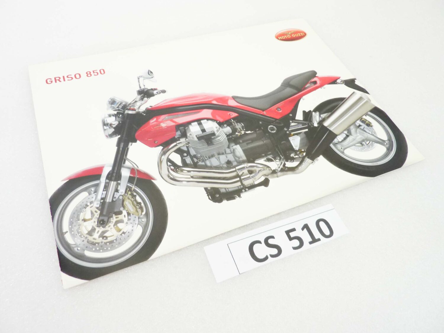 Depliant Brochure Guzzi Griso 850 dim 30 x 21 cm materiale commerciale NUOVO fondo di magazzino - immagine 2
