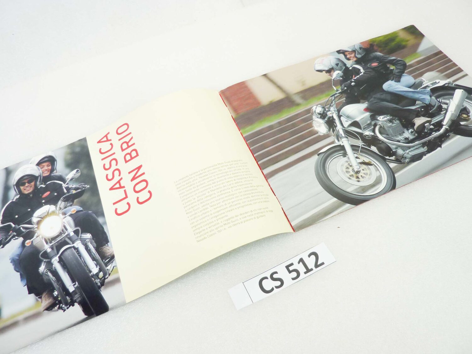 Depliant Brochure Guzzi Nevada Classic 750 I.E. dim 30 x 21 cm materiale commerciale NUOVO fondo di magazzino - immagine 3