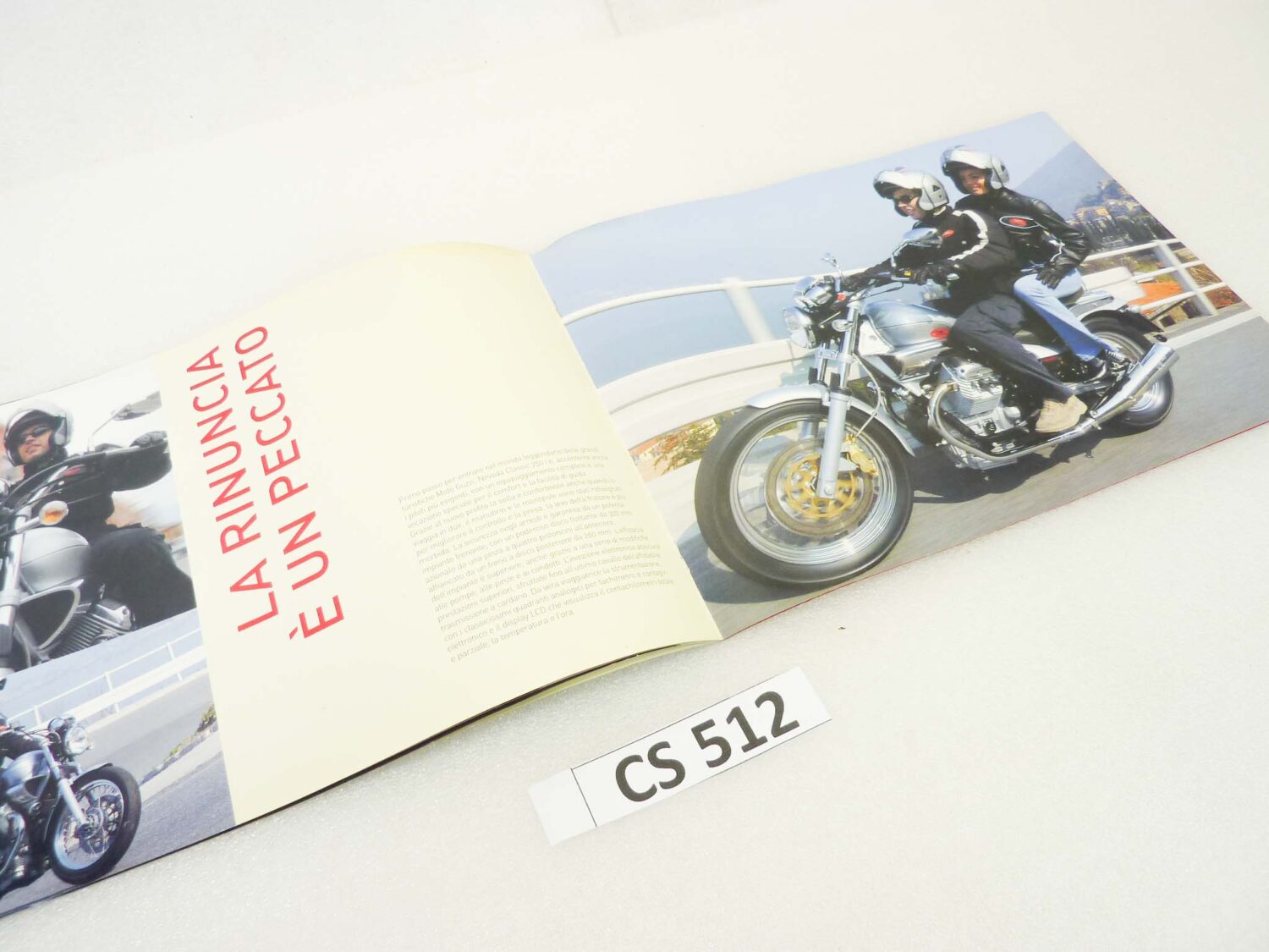 Depliant Brochure Guzzi Nevada Classic 750 I.E. dim 30 x 21 cm materiale commerciale NUOVO fondo di magazzino - immagine 4