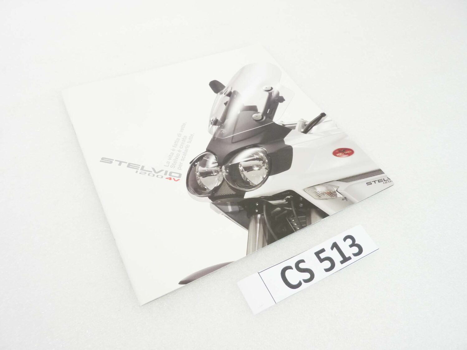 Depliant Brochure Guzzi Stelvio 1200 4V dim 21 x 21 cm materiale commerciale NUOVO fondo di magazzino - immagine 2