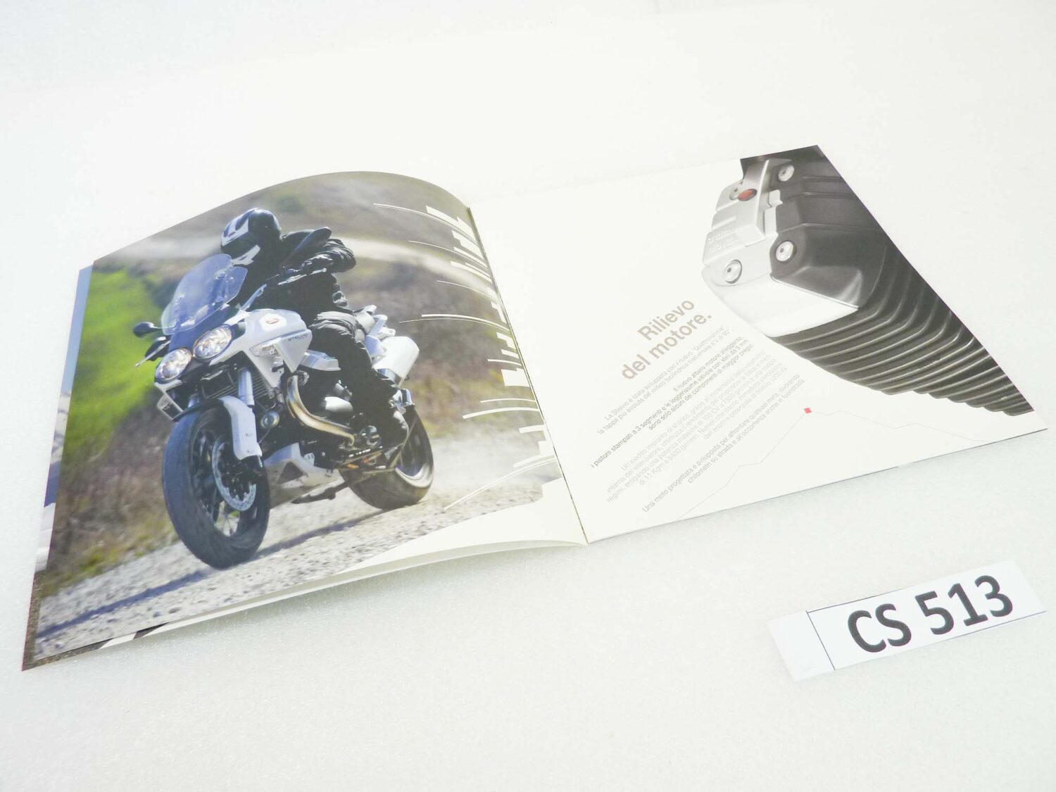 Depliant Brochure Guzzi Stelvio 1200 4V dim 21 x 21 cm materiale commerciale NUOVO fondo di magazzino - immagine 3
