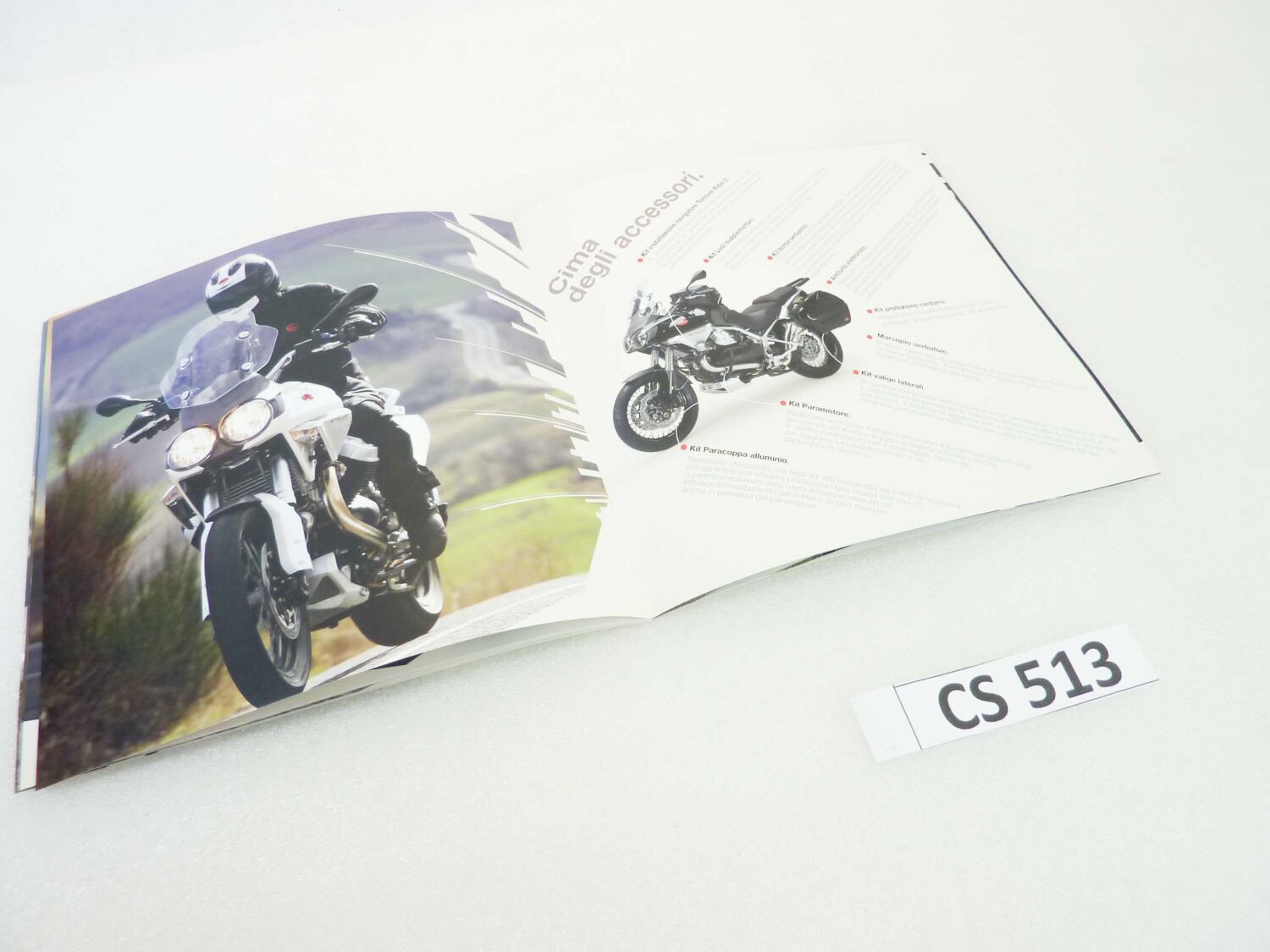 Depliant Brochure Guzzi Stelvio 1200 4V dim 21 x 21 cm materiale commerciale NUOVO fondo di magazzino - immagine 4
