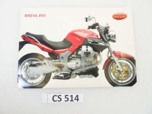 Depliant Brochure Guzzi Breva 850 dim 30 x 21 cm materiale commerciale NUOVO fondo di magazzino