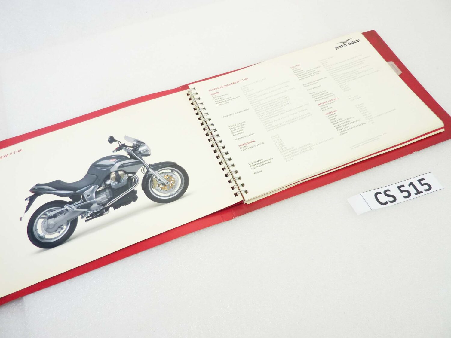 Depliant Brochure con CD Guzzi modelli 2004 presentazione stampa dim 29 x 19 cm materiale commerciale NUOVO fondo di magazzino - immagine 3