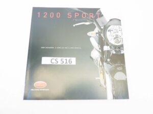 Depliant Brochure Guzzi 1200 Sport dim 30 x 30 cm materiale commerciale NUOVO fondo di magazzino