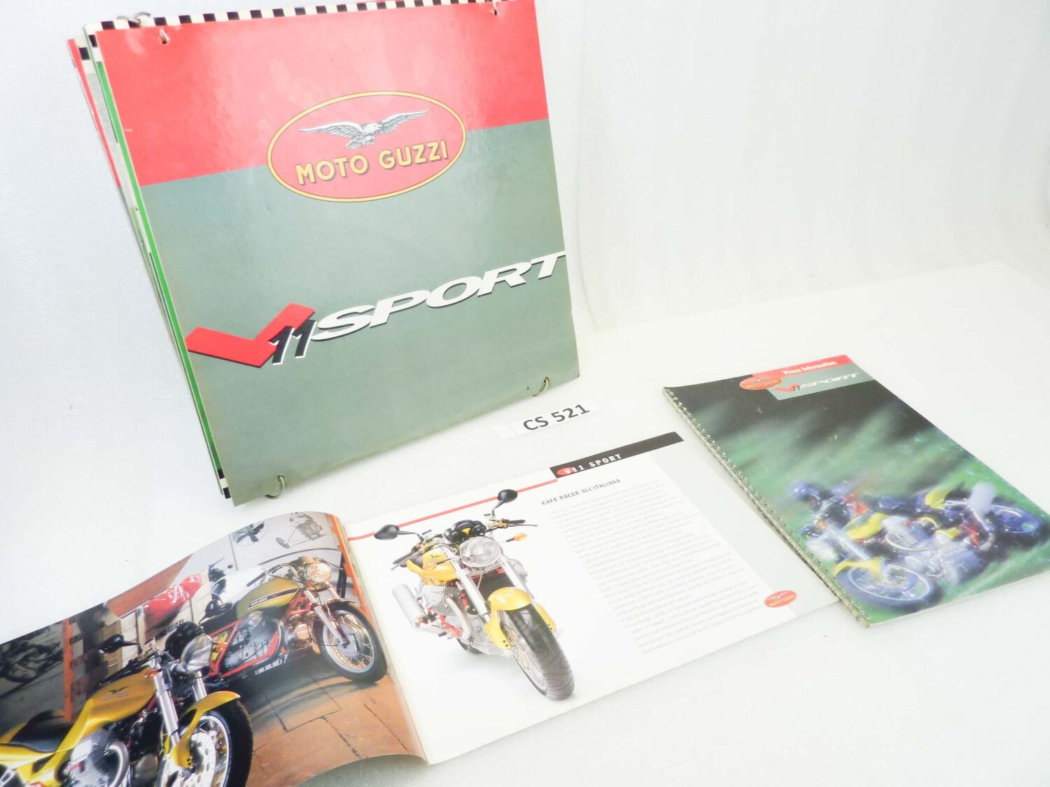 Depliant in forex PVC Guzzi V11 Sport presentazione stampa materiale commerciale NUOVO fondo di magazzino - immagine 8