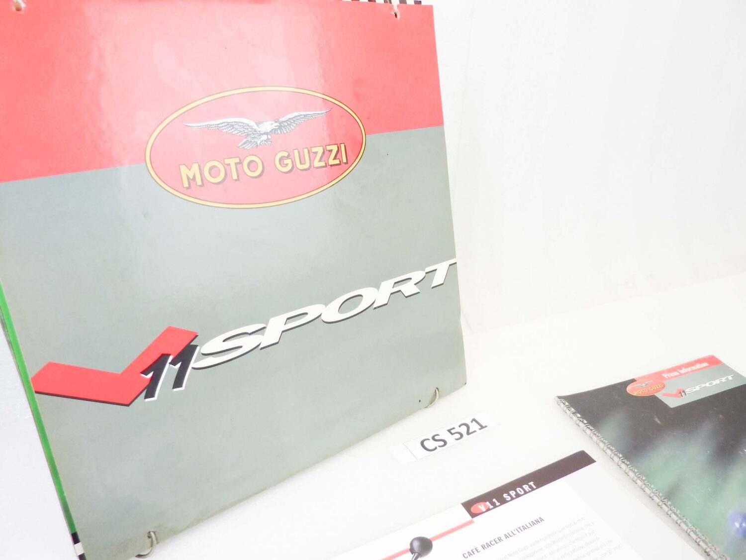 Depliant in forex PVC Guzzi V11 Sport presentazione stampa materiale commerciale NUOVO fondo di magazzino - immagine 9