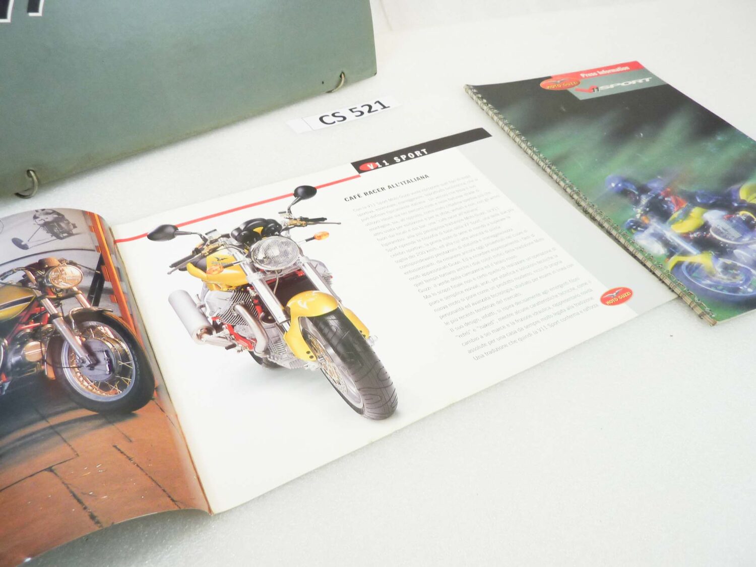 Depliant in forex PVC Guzzi V11 Sport presentazione stampa materiale commerciale NUOVO fondo di magazzino - immagine 10