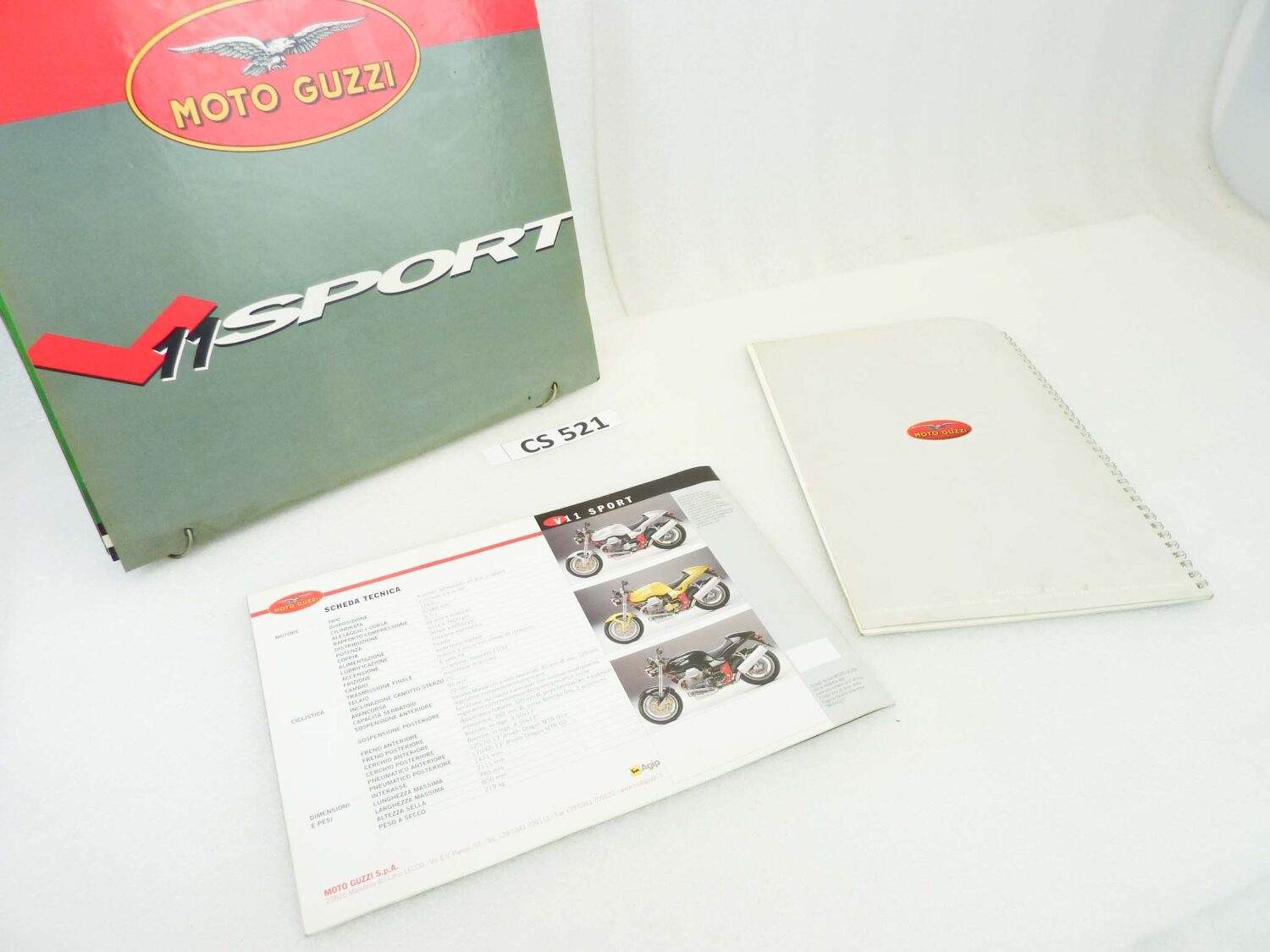 Depliant in forex PVC Guzzi V11 Sport presentazione stampa materiale commerciale NUOVO fondo di magazzino - immagine 12