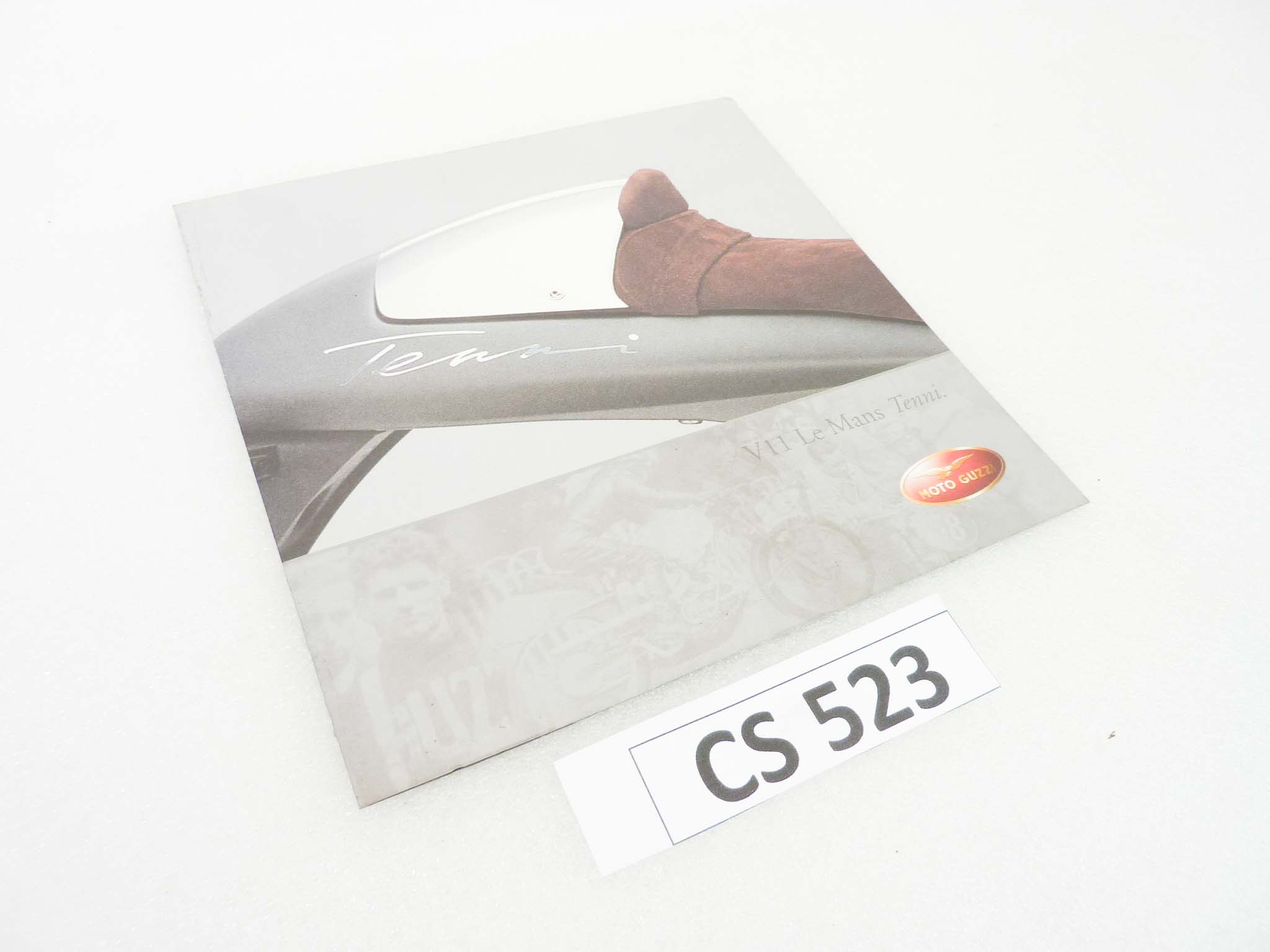 Depliant Brochure Guzzi V11 Le Mans Tenni dim 20 x 20 cm materiale commerciale NUOVO fondo di magazzino - immagine 2