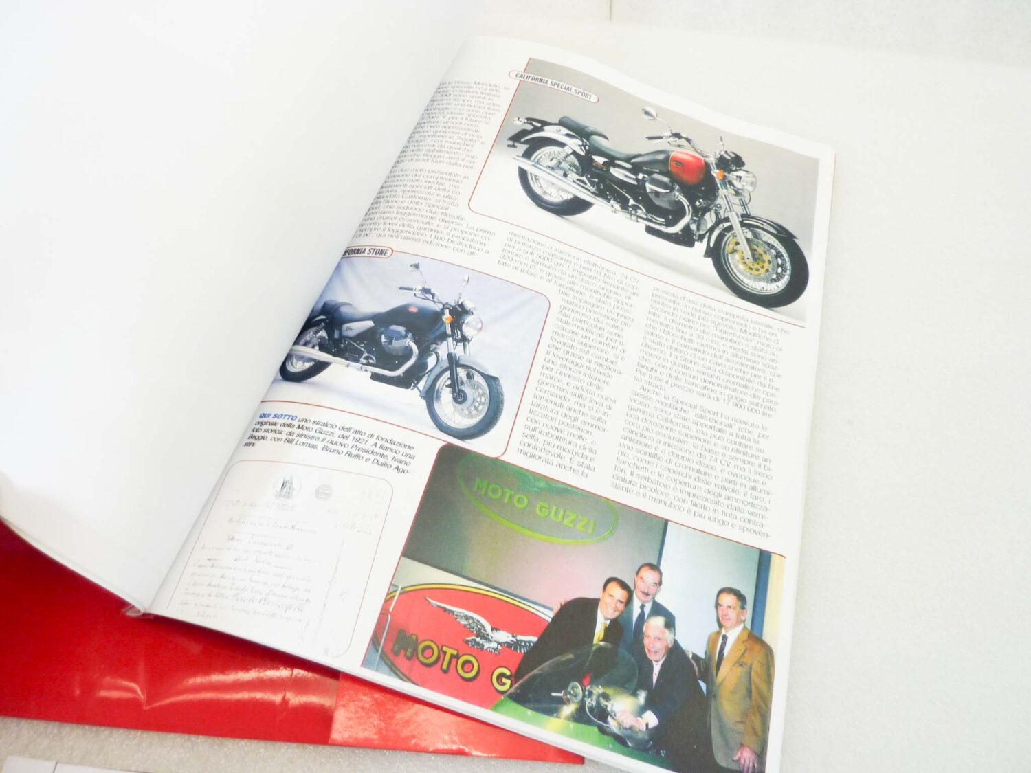 Depliant Brochure Guzzi 80° Anniversario rassegna stampa con diapositive - immagine 8