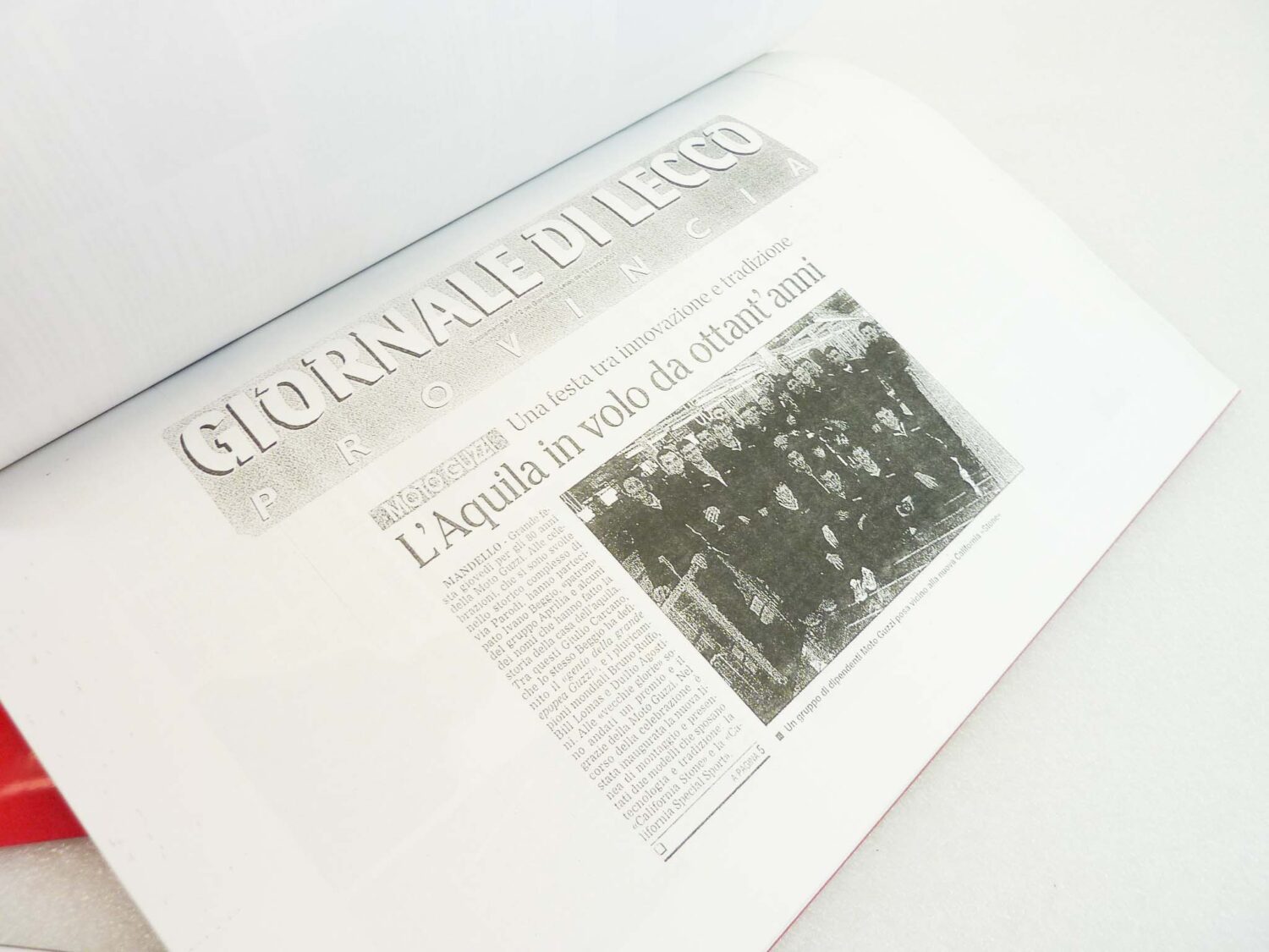 Depliant Brochure Guzzi 80° Anniversario rassegna stampa con diapositive - immagine 9