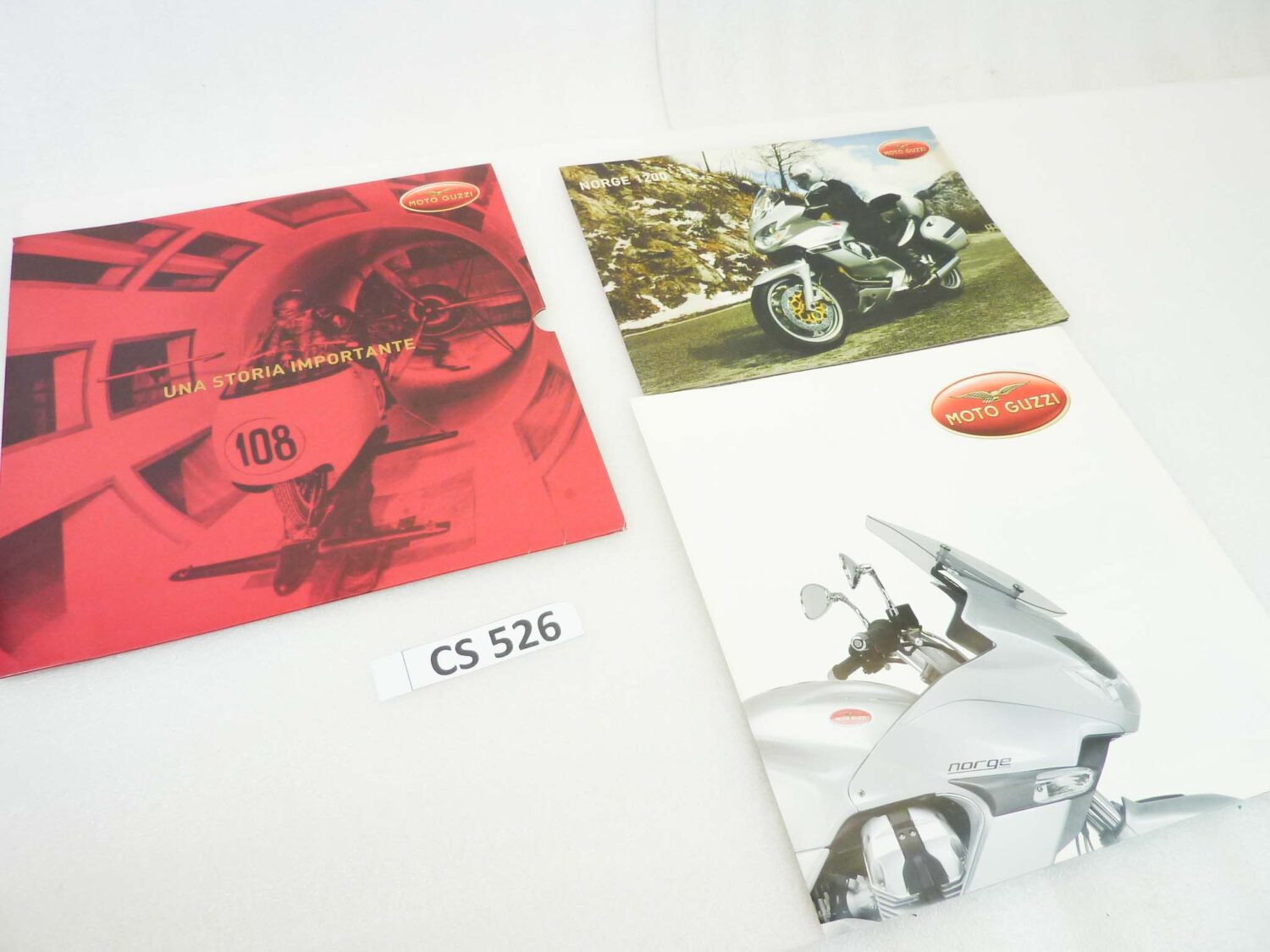 Depliant Brochure Guzzi Norge 1200 con poster modelli 2006 materiale commerciale NUOVO fondo di magazzino - immagine 3