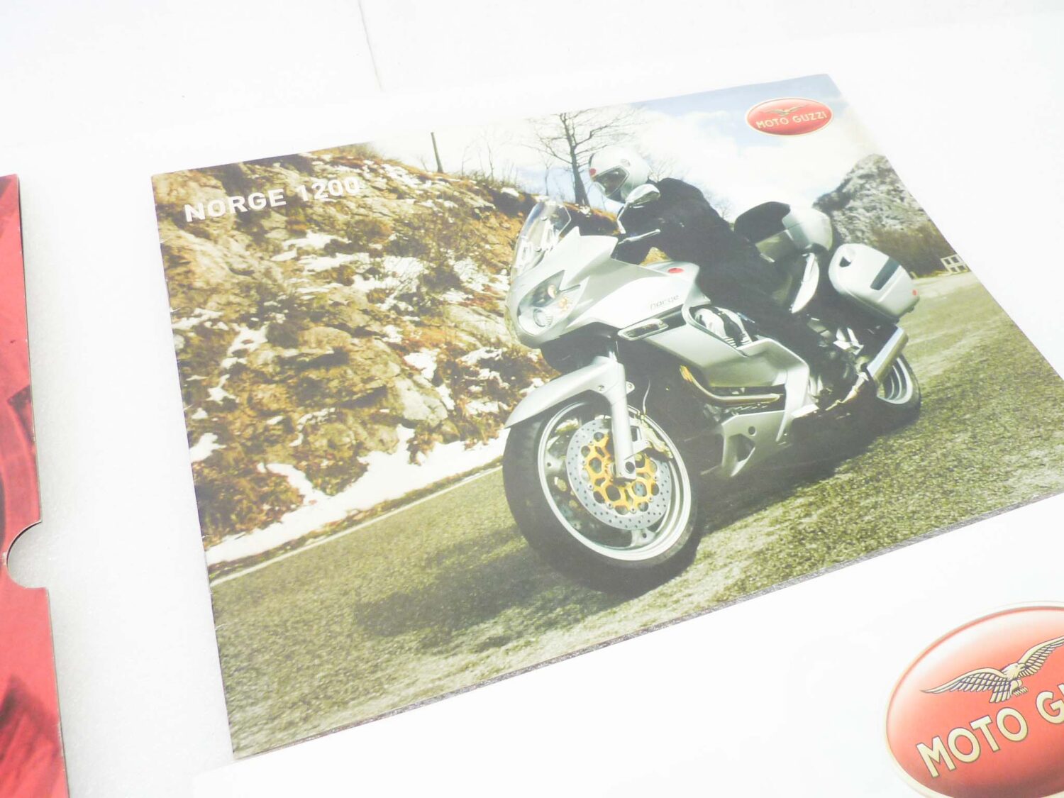 Depliant Brochure Guzzi Norge 1200 con poster modelli 2006 materiale commerciale NUOVO fondo di magazzino - immagine 4