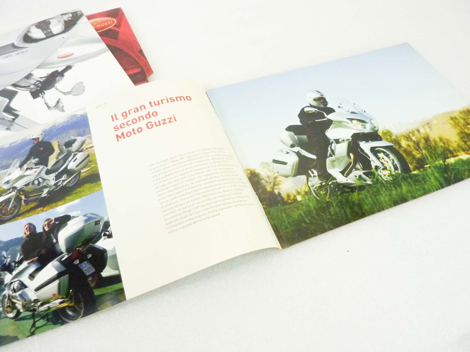 Depliant Brochure Guzzi Norge 1200 con poster modelli 2006 materiale commerciale NUOVO fondo di magazzino - immagine 8
