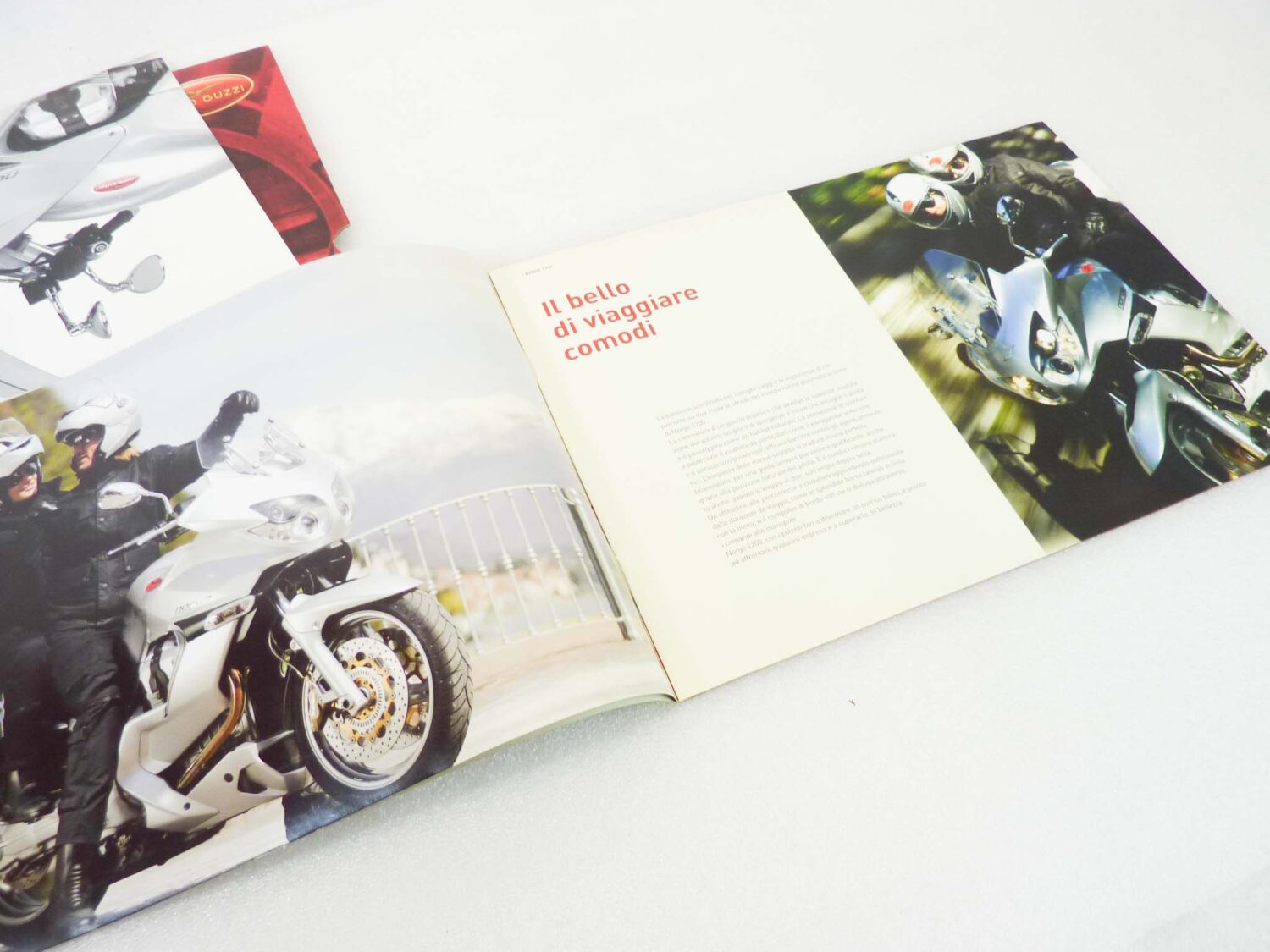 Depliant Brochure Guzzi Norge 1200 con poster modelli 2006 materiale commerciale NUOVO fondo di magazzino - immagine 9