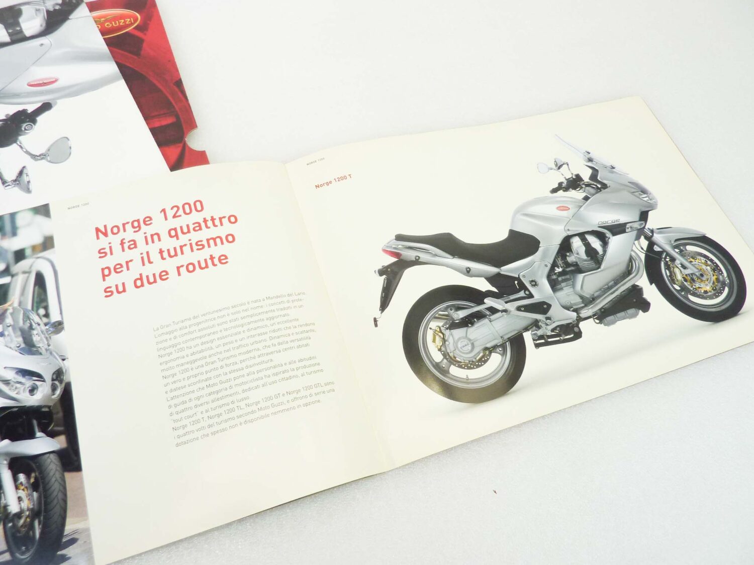 Depliant Brochure Guzzi Norge 1200 con poster modelli 2006 materiale commerciale NUOVO fondo di magazzino - immagine 12