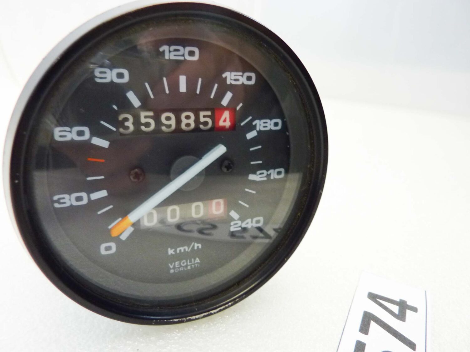 Contachilometri GUZZI California GT SP QUOTA T5 ecc azzeramento a cruscotto strumentazione conta chilometri Veglia Borletti - immagine 11