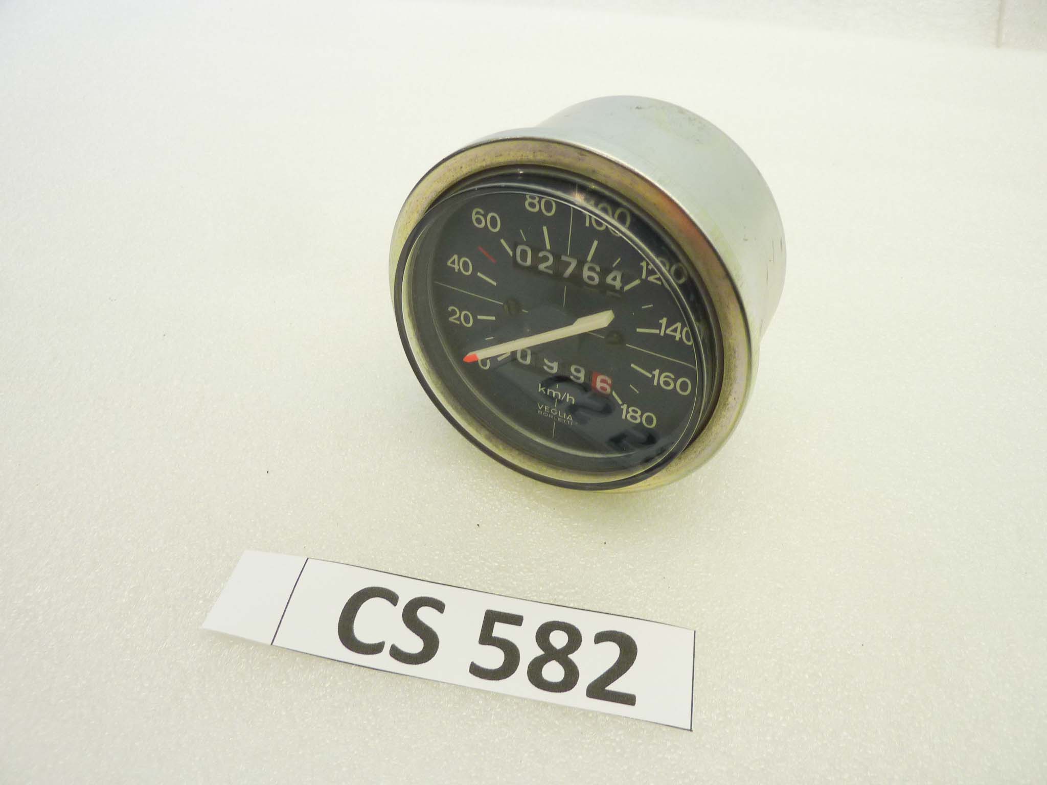 Contachilometri Guzzi 250 TS strumentazione conta chilometri Veglia Borletti - immagine 3
