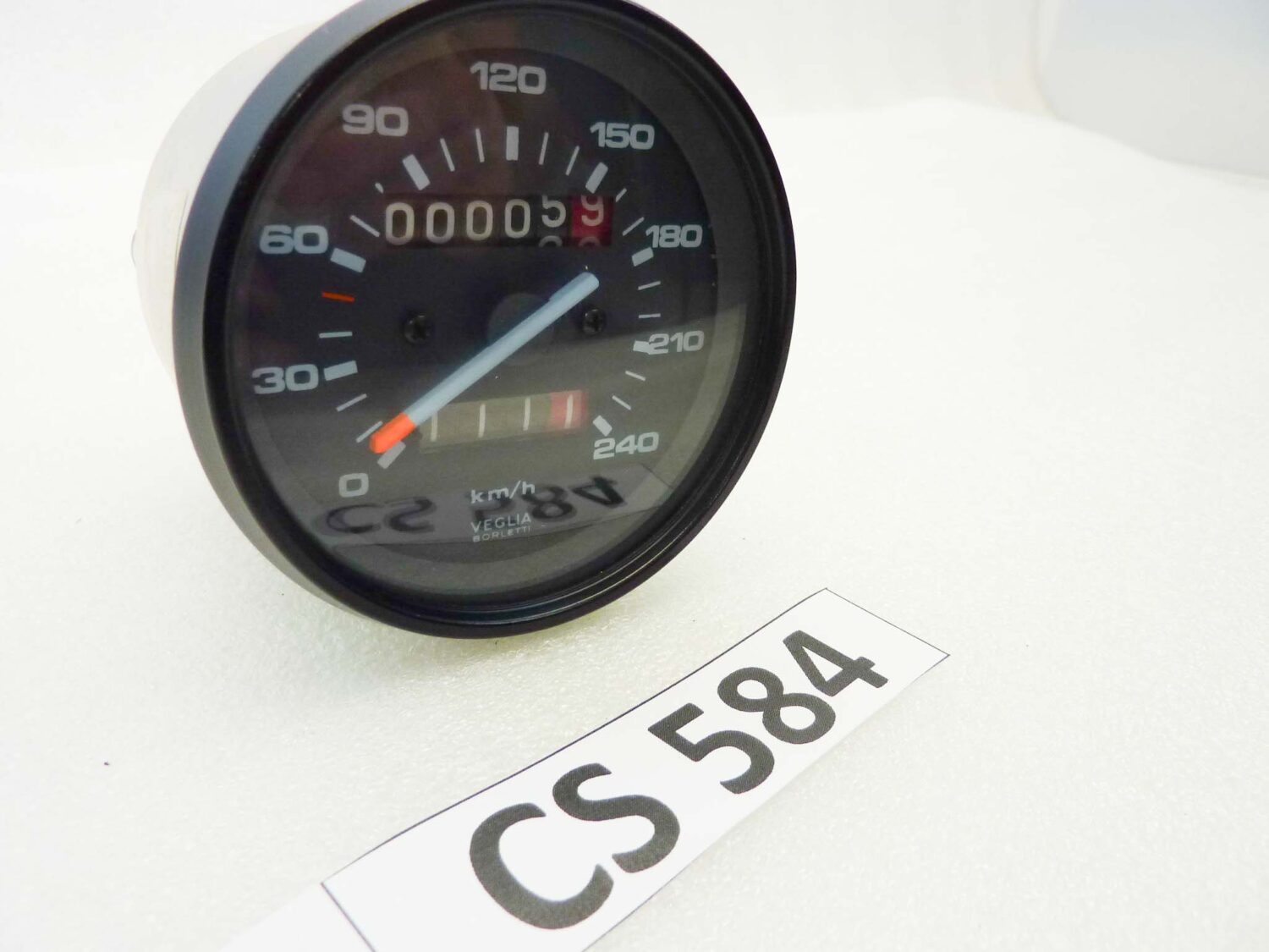 Contachilometri Guzzi 30761530 Quota 1000 850 750-S, 750-S3, 850-T, T3, T4, LM-1, LM-2, LM-3, LM-1000, 1000S, 1000-SP, V 1000-G5, Convert, 850 T5, Cali-3, SP-2, Cali-2, Mille GT strumentazione conta chilometri Veglia Borletti NUOVO fondo di magazzino