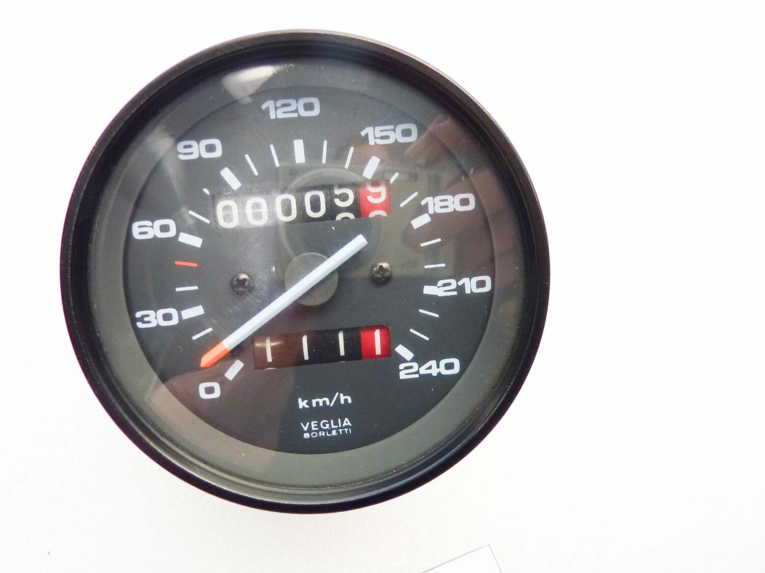 Contachilometri Guzzi 30761530 Quota 1000 850 750-S, 750-S3, 850-T, T3, T4, LM-1, LM-2, LM-3, LM-1000, 1000S, 1000-SP, V 1000-G5, Convert, 850 T5, Cali-3, SP-2, Cali-2, Mille GT strumentazione conta chilometri Veglia Borletti NUOVO fondo di magazzino - immagine 4