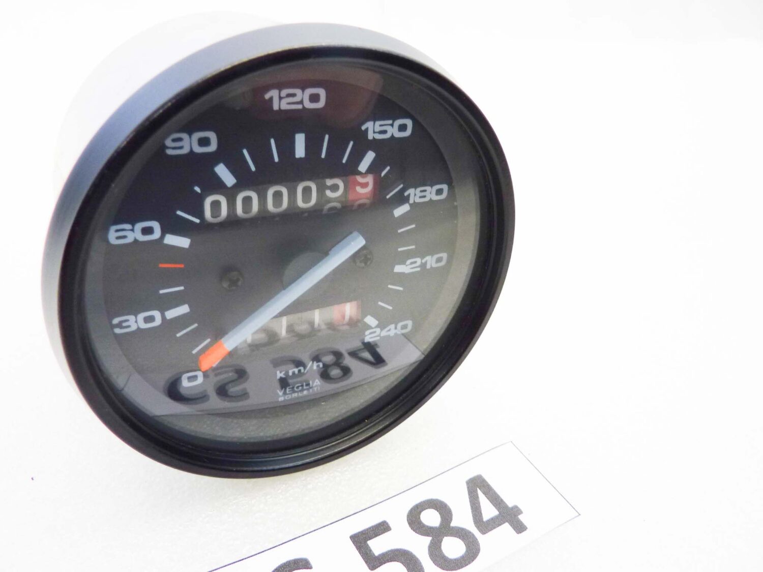Contachilometri Guzzi 30761530 Quota 1000 850 750-S, 750-S3, 850-T, T3, T4, LM-1, LM-2, LM-3, LM-1000, 1000S, 1000-SP, V 1000-G5, Convert, 850 T5, Cali-3, SP-2, Cali-2, Mille GT strumentazione conta chilometri Veglia Borletti NUOVO fondo di magazzino - immagine 9