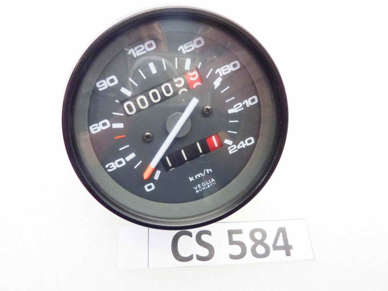 Contachilometri Guzzi 30761530 Quota 1000 850 750-S, 750-S3, 850-T, T3, T4, LM-1, LM-2, LM-3, LM-1000, 1000S, 1000-SP, V 1000-G5, Convert, 850 T5, Cali-3, SP-2, Cali-2, Mille GT strumentazione conta chilometri Veglia Borletti NUOVO fondo di magazzino - immagine 11
