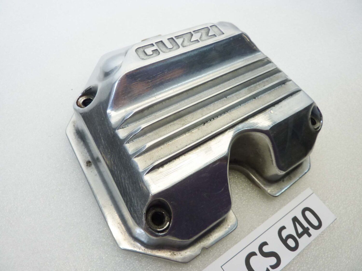 Coperchio punterie Guzzi V35 Imola 2 V65 Lario V75 4V cromato coperchio valvole testata - immagine 2
