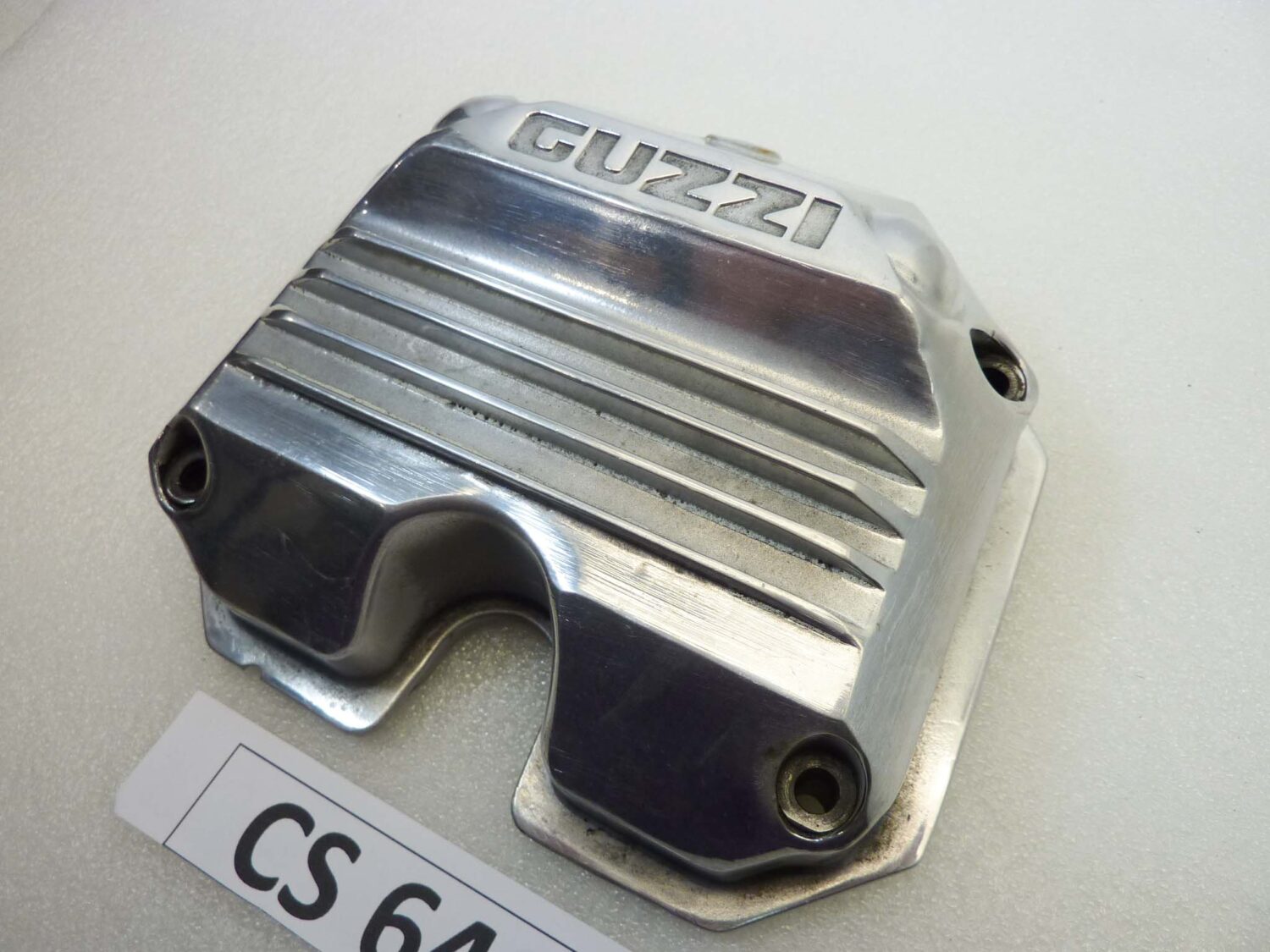 Coperchio punterie Guzzi V35 Imola 2 V65 Lario V75 4V cromato coperchio valvole testata - immagine 3