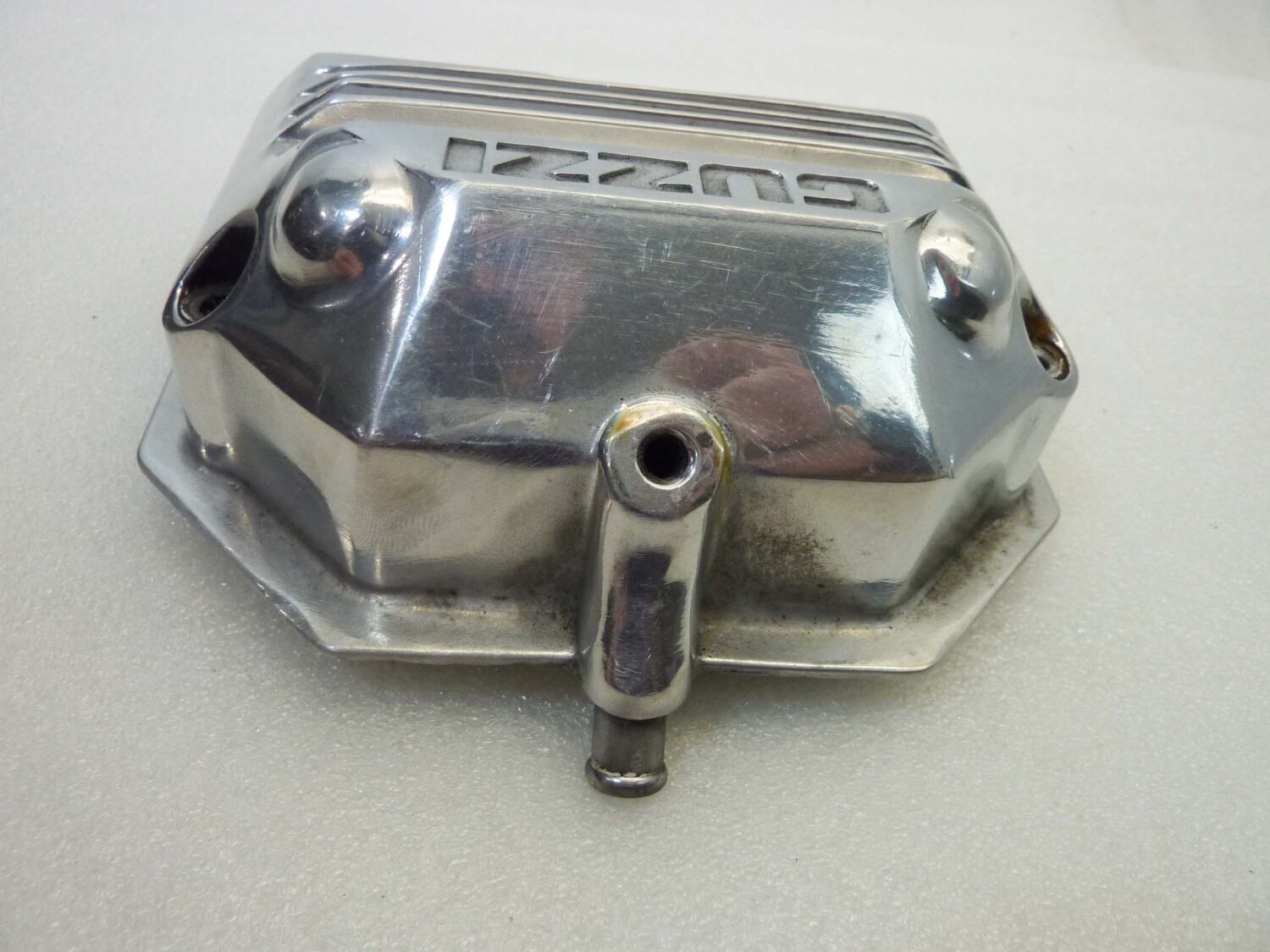 Coperchio punterie Guzzi V35 Imola 2 V65 Lario V75 4V cromato coperchio valvole testata - immagine 7
