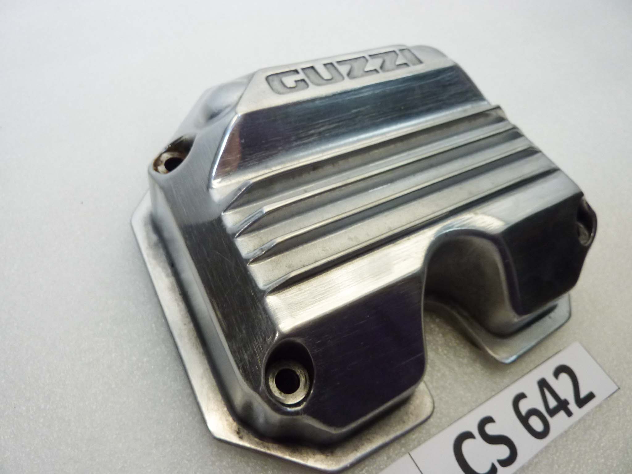 Coperchio punterie Guzzi V35 Imola 2 V65 Lario V75 4V cromato coperchio valvole testata - immagine 2