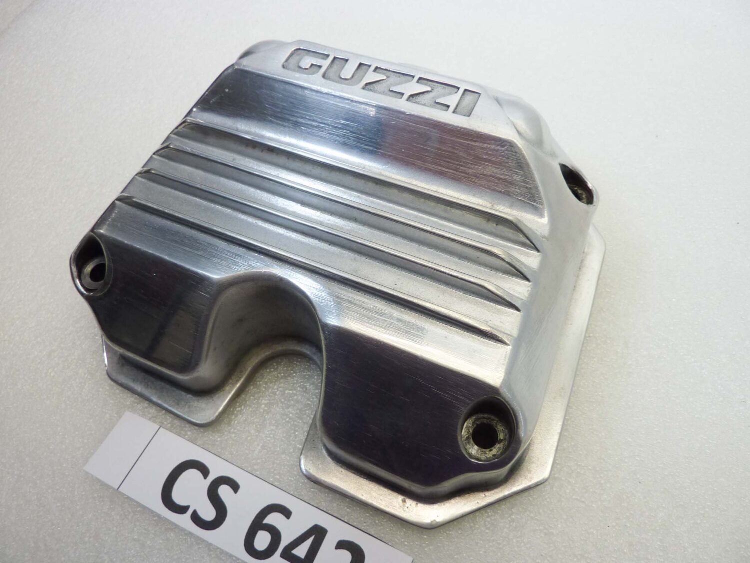 Coperchio punterie Guzzi V35 Imola 2 V65 Lario V75 4V cromato coperchio valvole testata - immagine 3