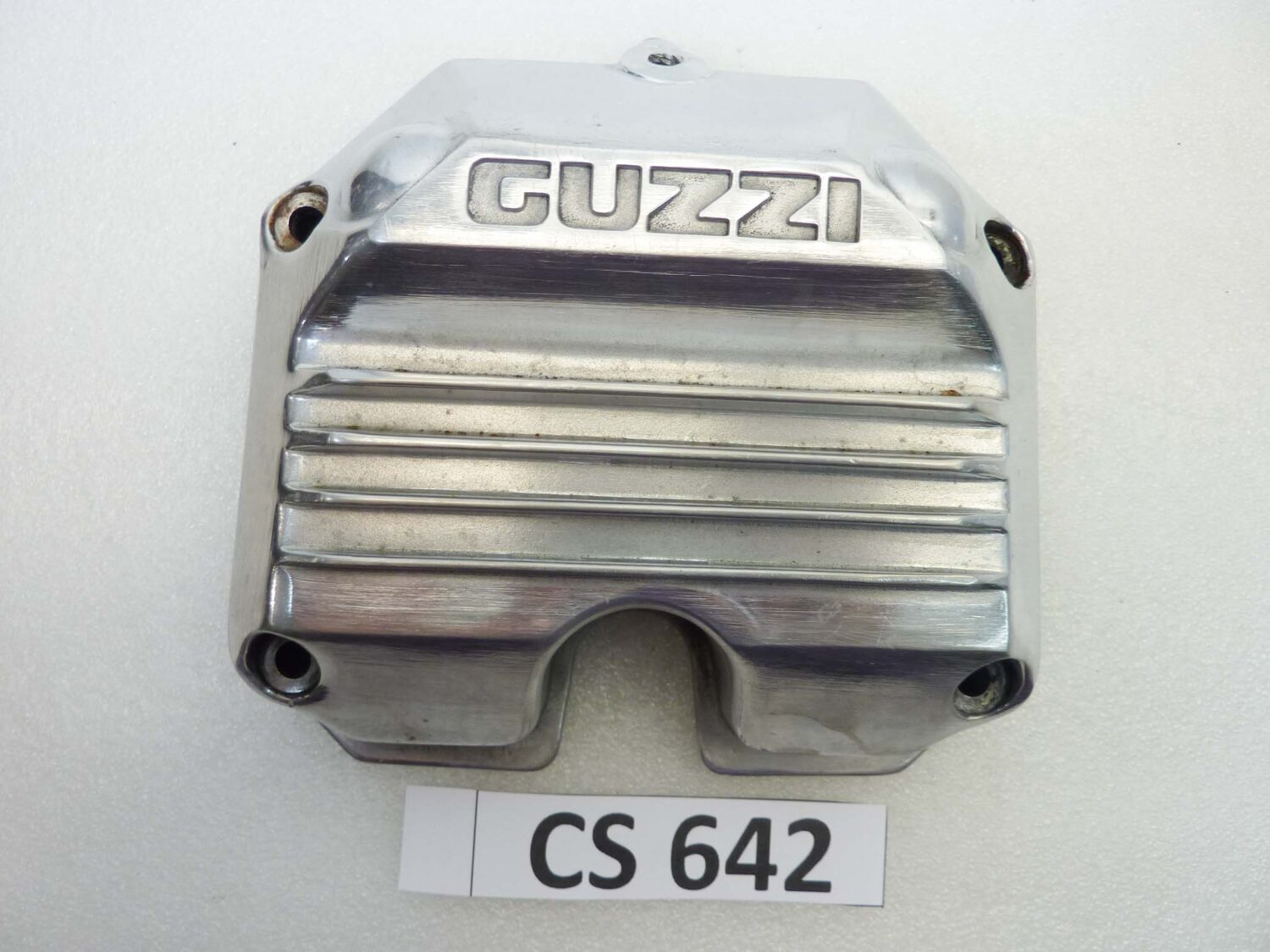 Coperchio punterie Guzzi V35 Imola 2 V65 Lario V75 4V cromato coperchio valvole testata - immagine 4