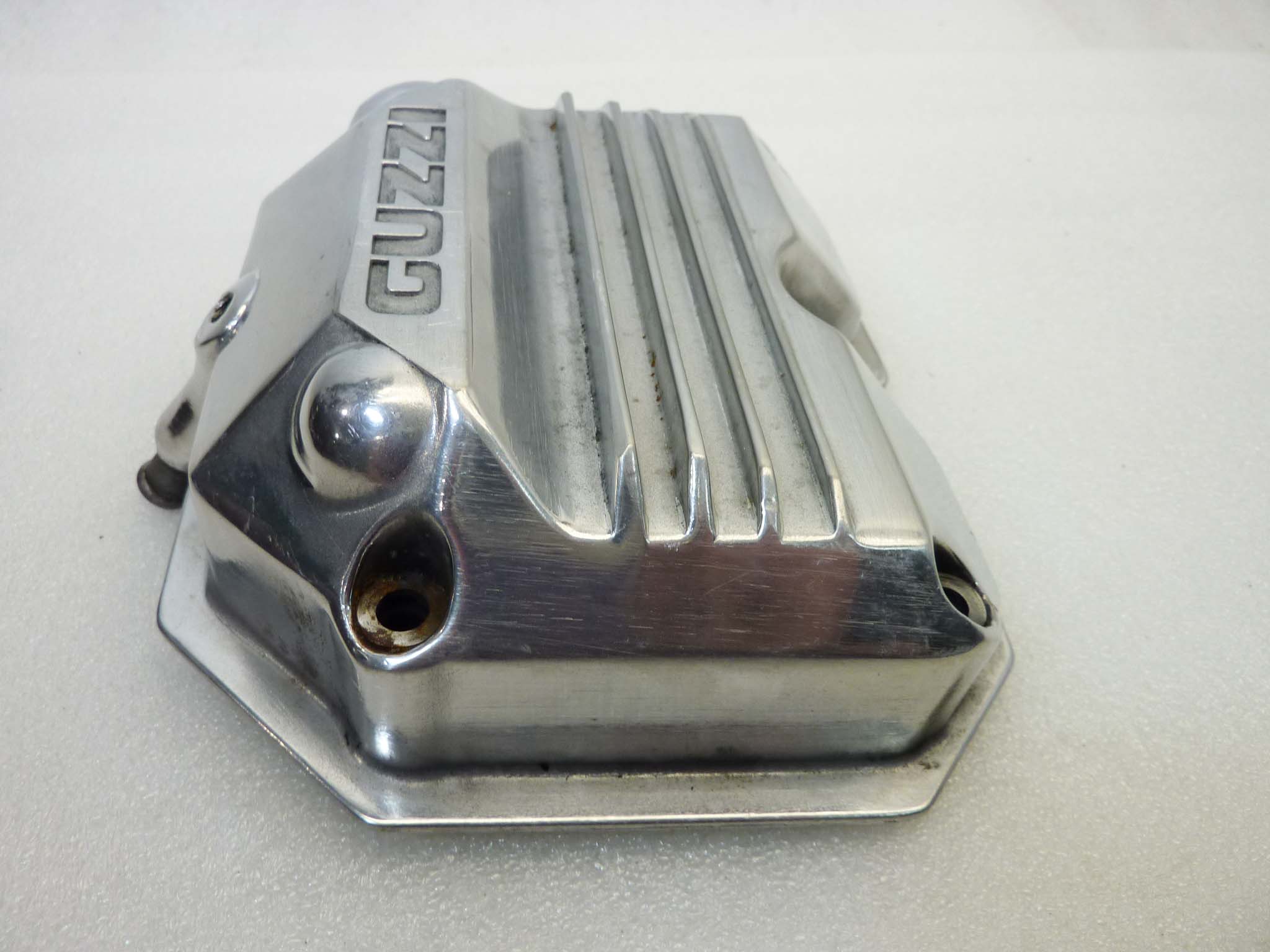 Coperchio punterie Guzzi V35 Imola 2 V65 Lario V75 4V cromato coperchio valvole testata - immagine 5