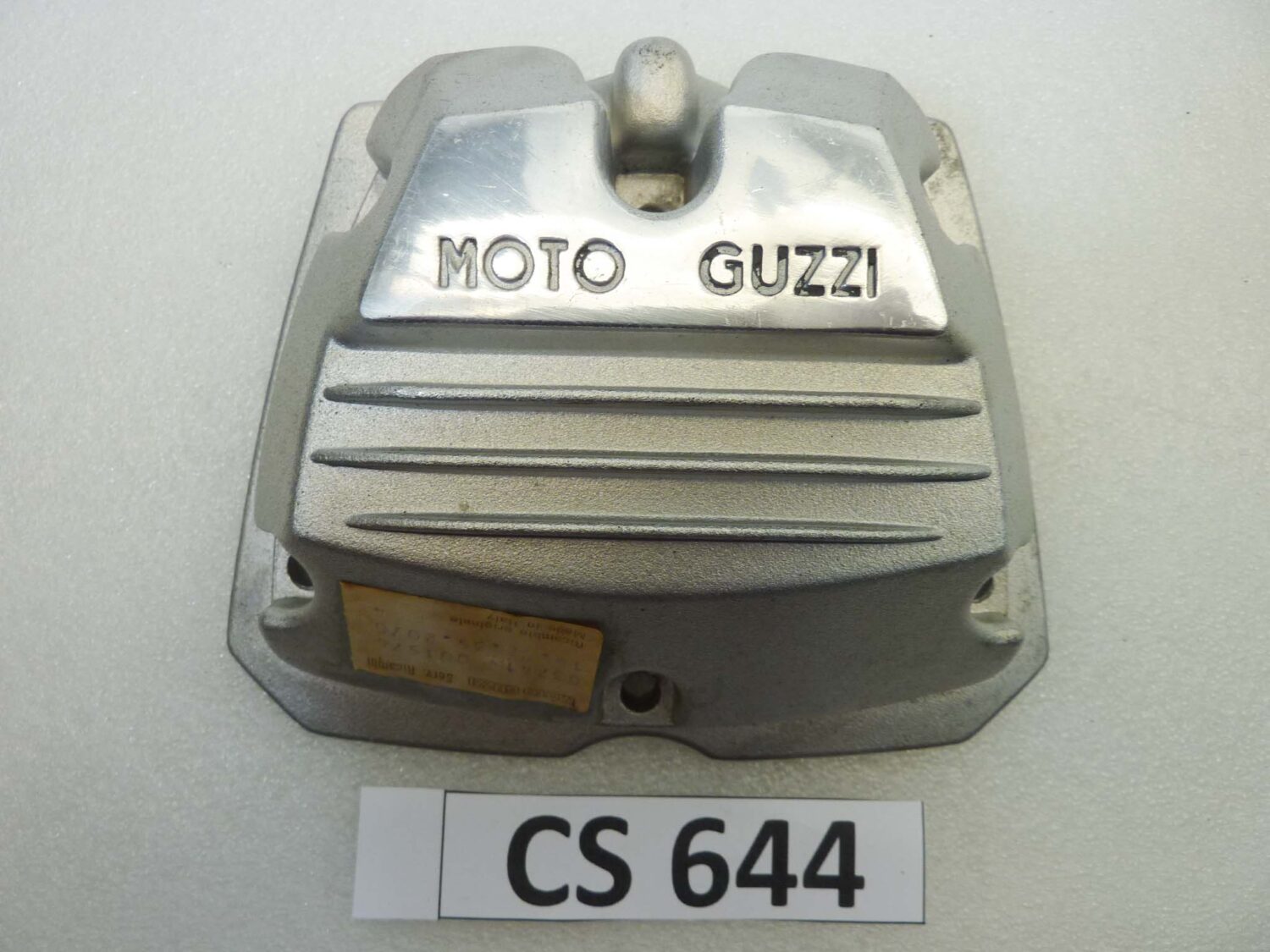 Coperchio punterie Guzzi V35 V50 V65 2V serie piccola coperchio valvole testata 19023600 NUOVO fondo di magazzino - immagine 4