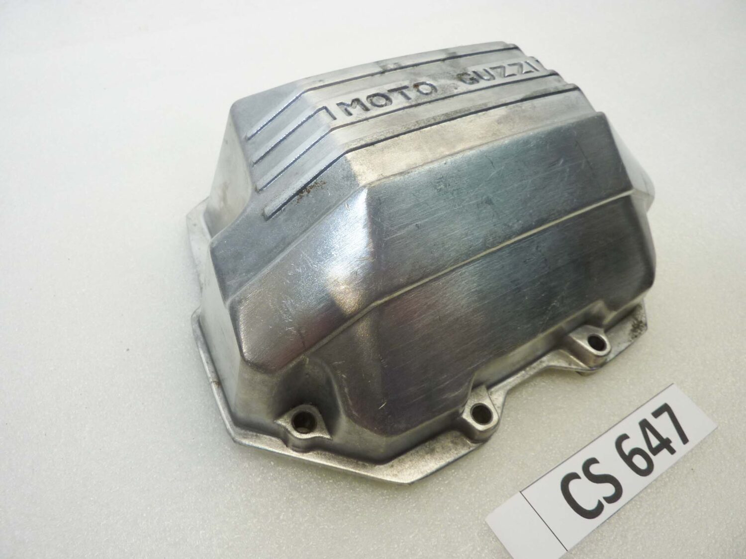 Coperchio punterie Guzzi serie grossa California T5 T4 SP1000 2 3 testa quadra alluminio cod 14023560 coperchio valvole testata - immagine 2