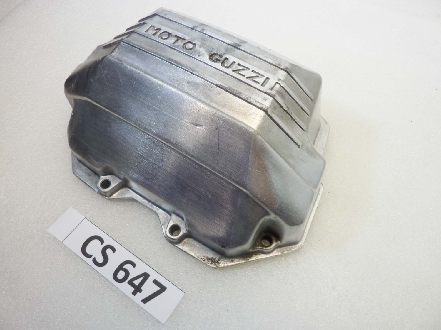 Coperchio punterie Guzzi serie grossa California T5 T4 SP1000 2 3 testa quadra alluminio cod 14023560 coperchio valvole testata - immagine 3