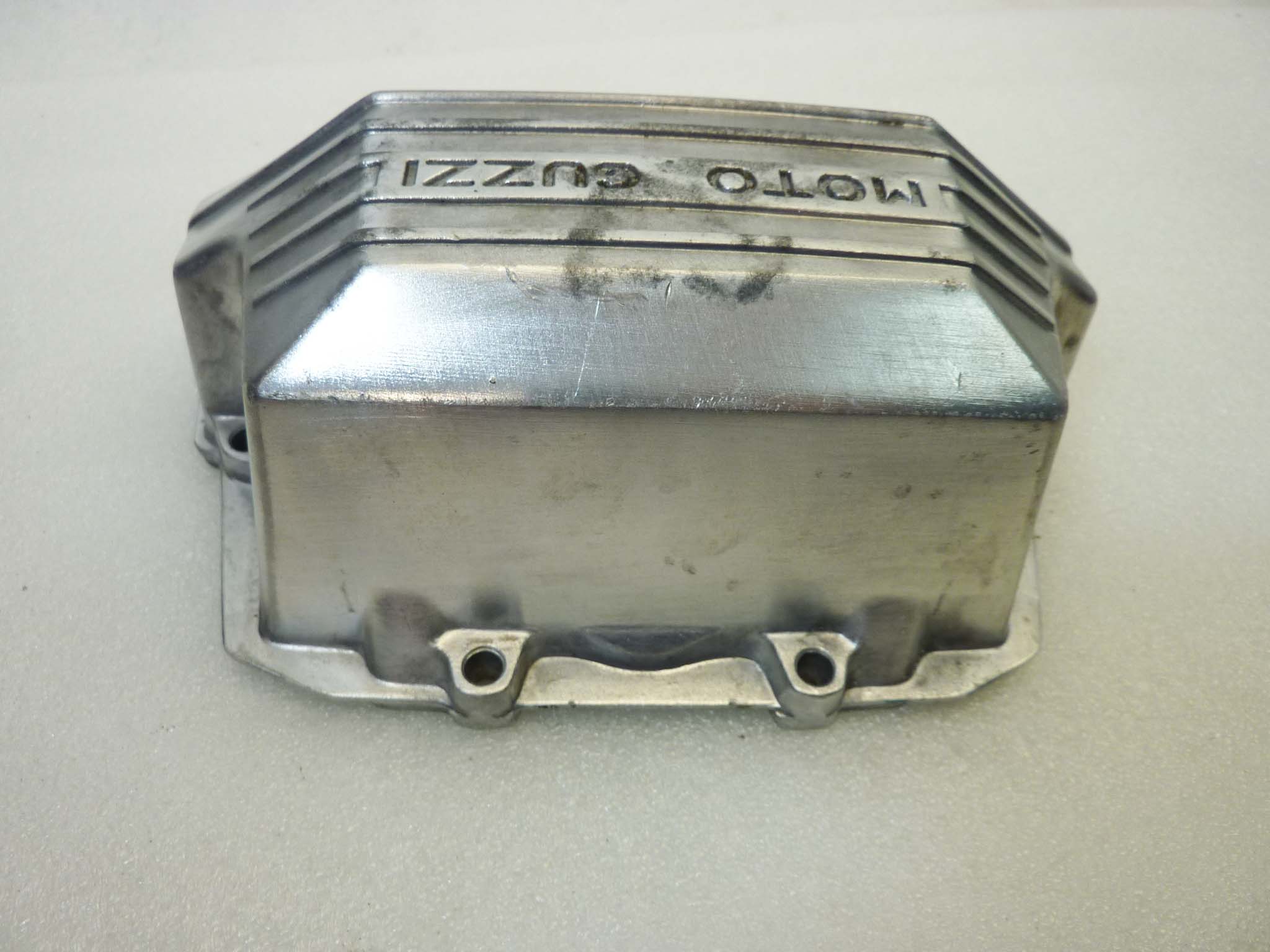 Coperchio punterie Guzzi serie grossa California T5 T4 SP1000 2 3 testa quadra alluminio cod 14023560 coperchio valvole testata - immagine 6